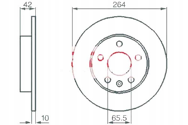 ТОРМОЗНІ ДИСКИ ГАЛЬМІВНЕ KAMOKA 569109 90575113 9117772 24