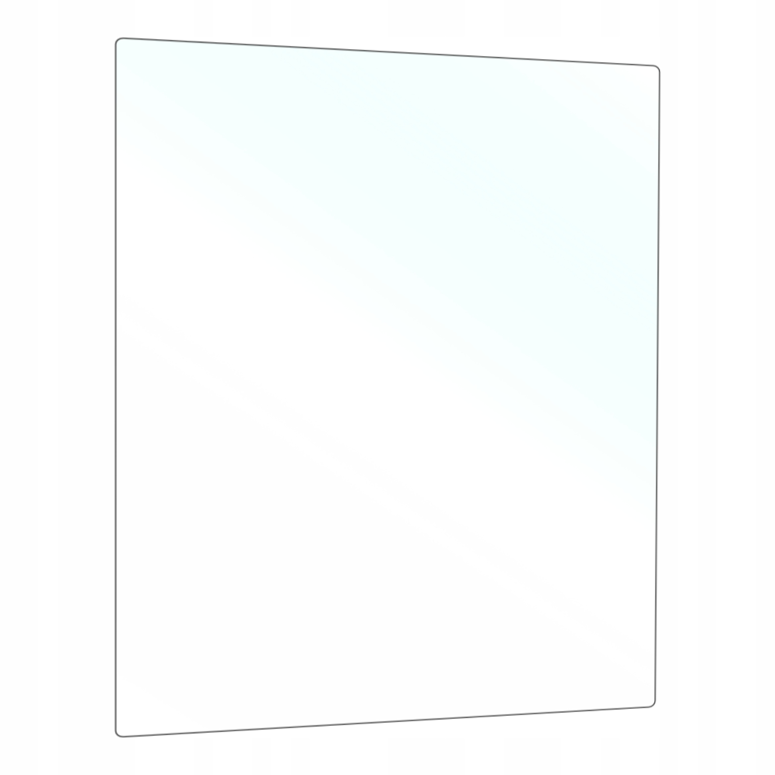 SZKLANA PŁYTA 40x52 DESKA DO KROJENIA 52x40 Szkło Hartowane PRZEZROCZYSTA