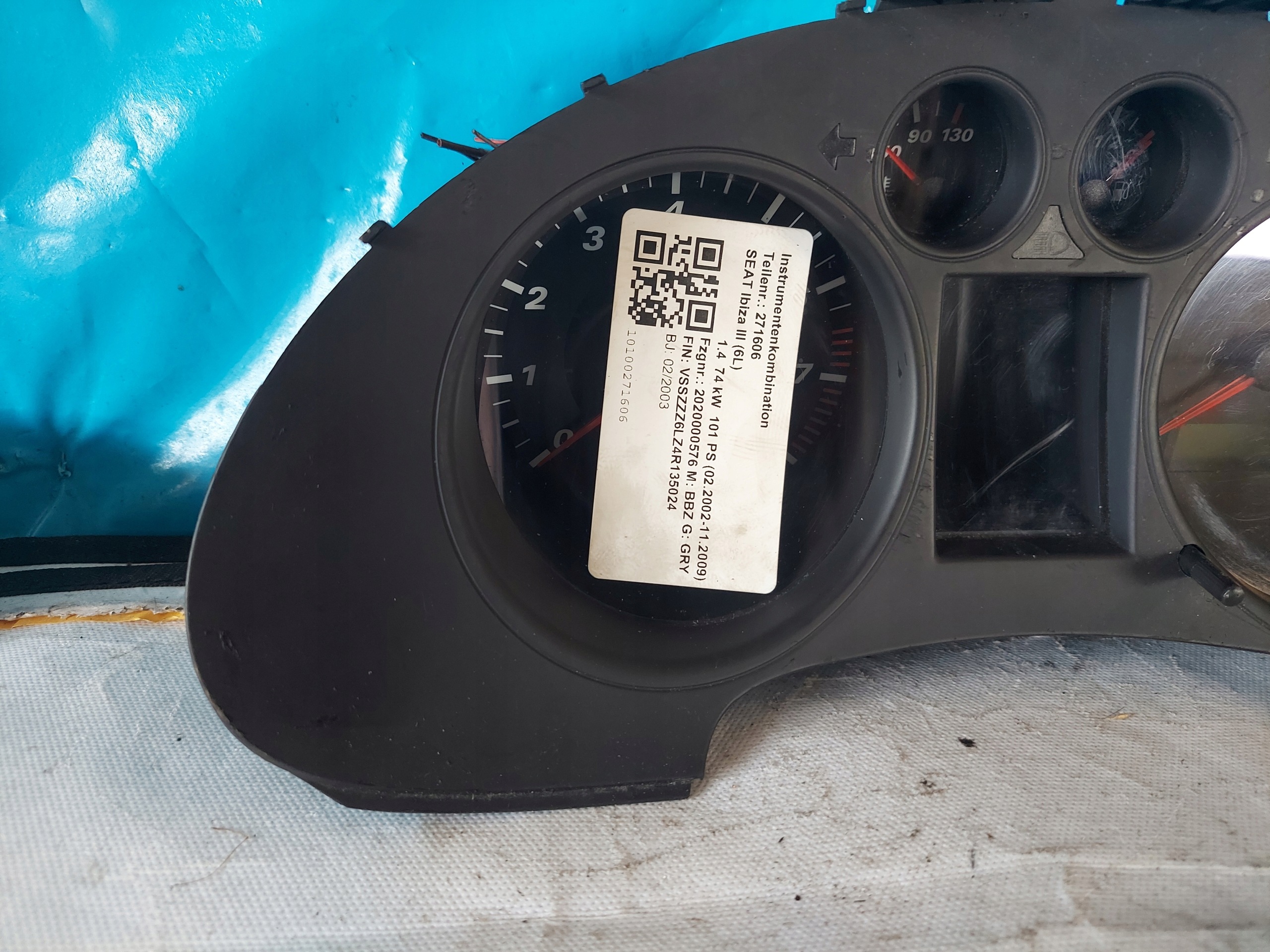 dials clock IBIZA 6L 1.4 16V 06L920801C