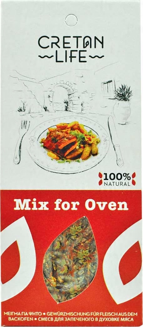 

Mix przypraw do potraw z pieca Cretan Life 50g