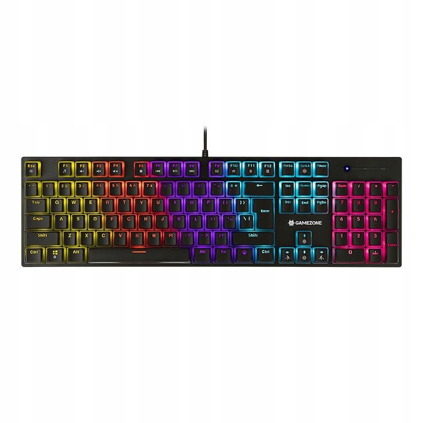 Tracer Klávesnice Gamezone Unique Pudding Pro Pc Usb Černá S Podsvícením