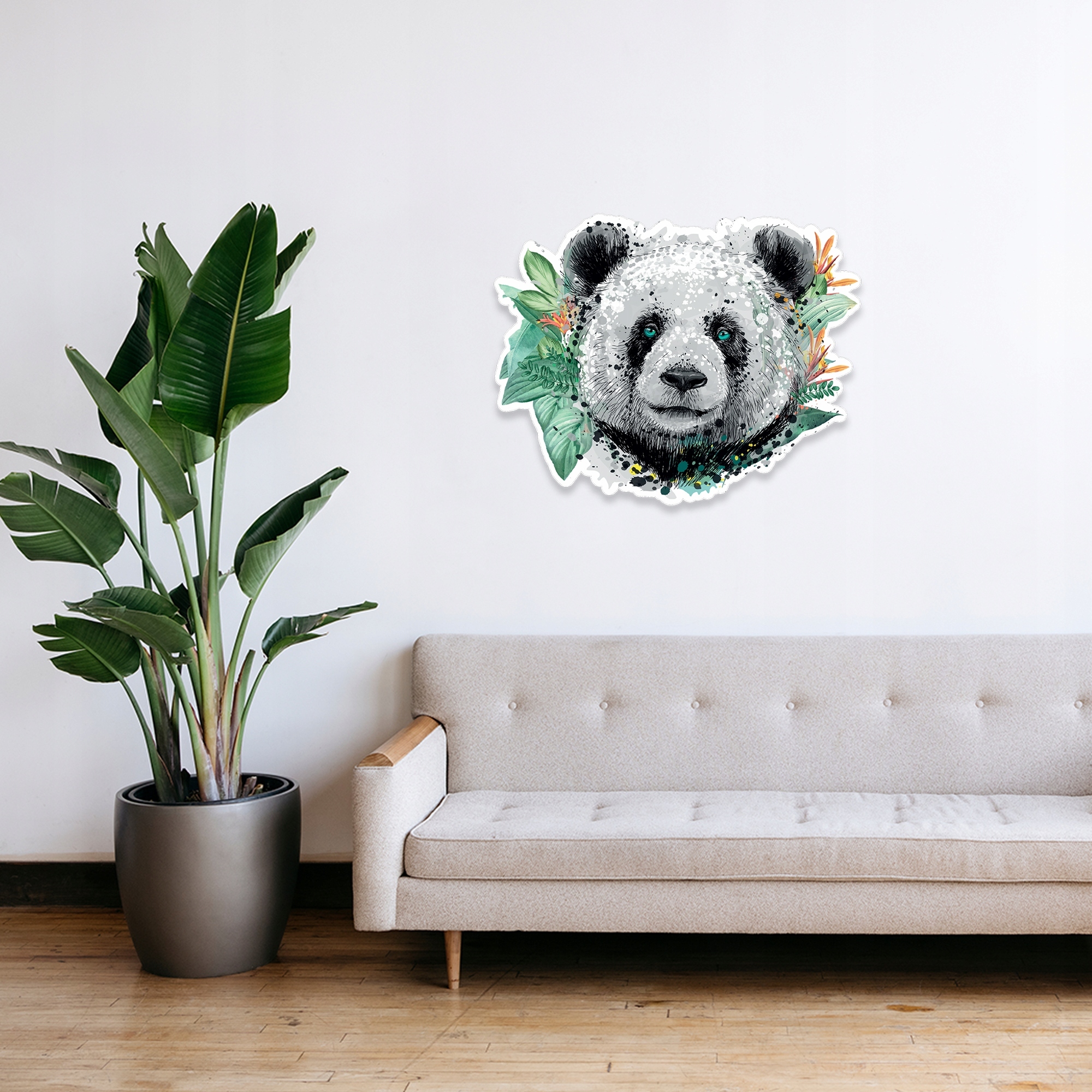 Duża Panda Puzzle Drewniane 140 elementów L Liczba elementów 140
