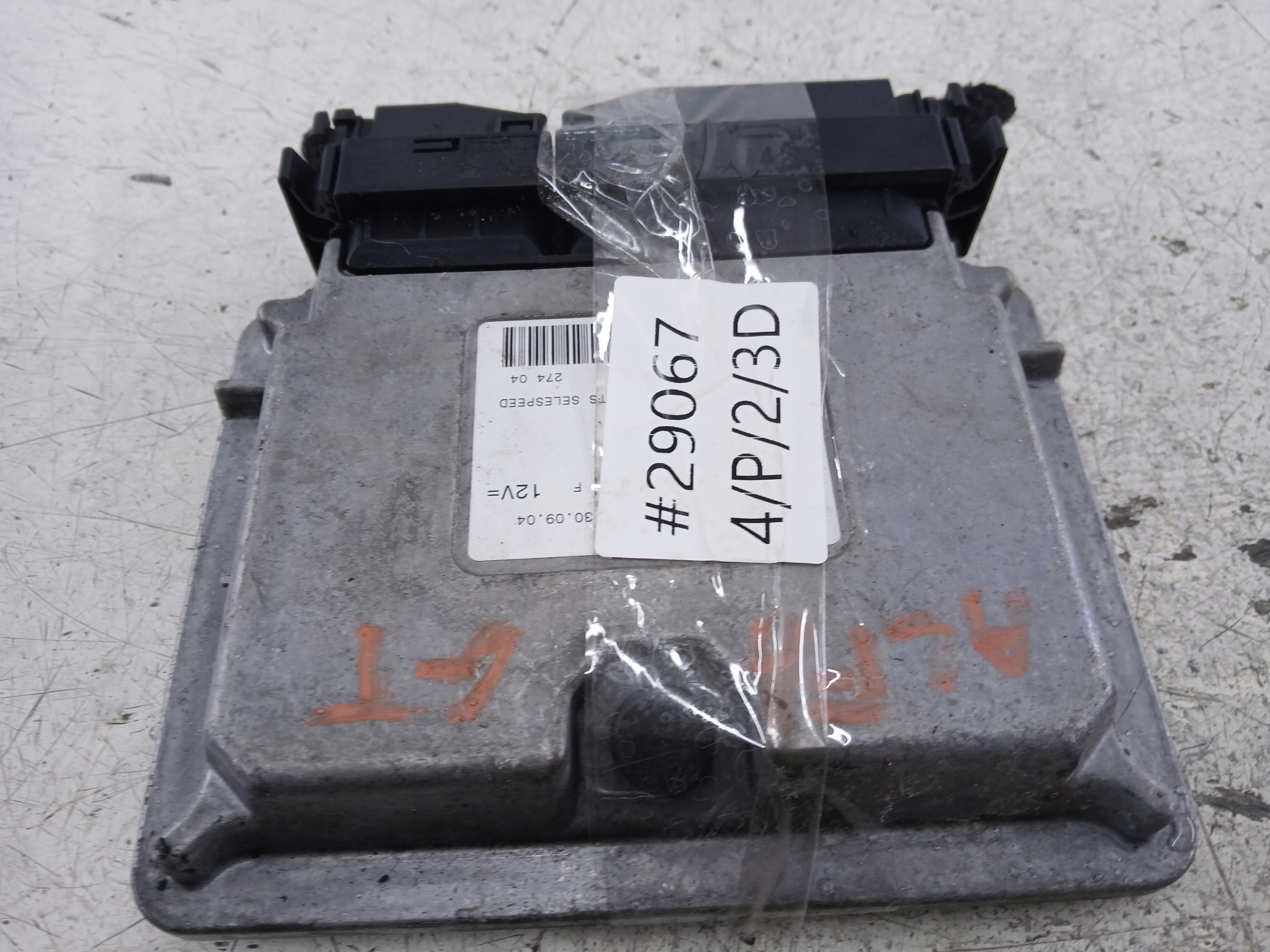 ALFA ROMEO GT 2.0 JTS control unit of the engine 55199822
