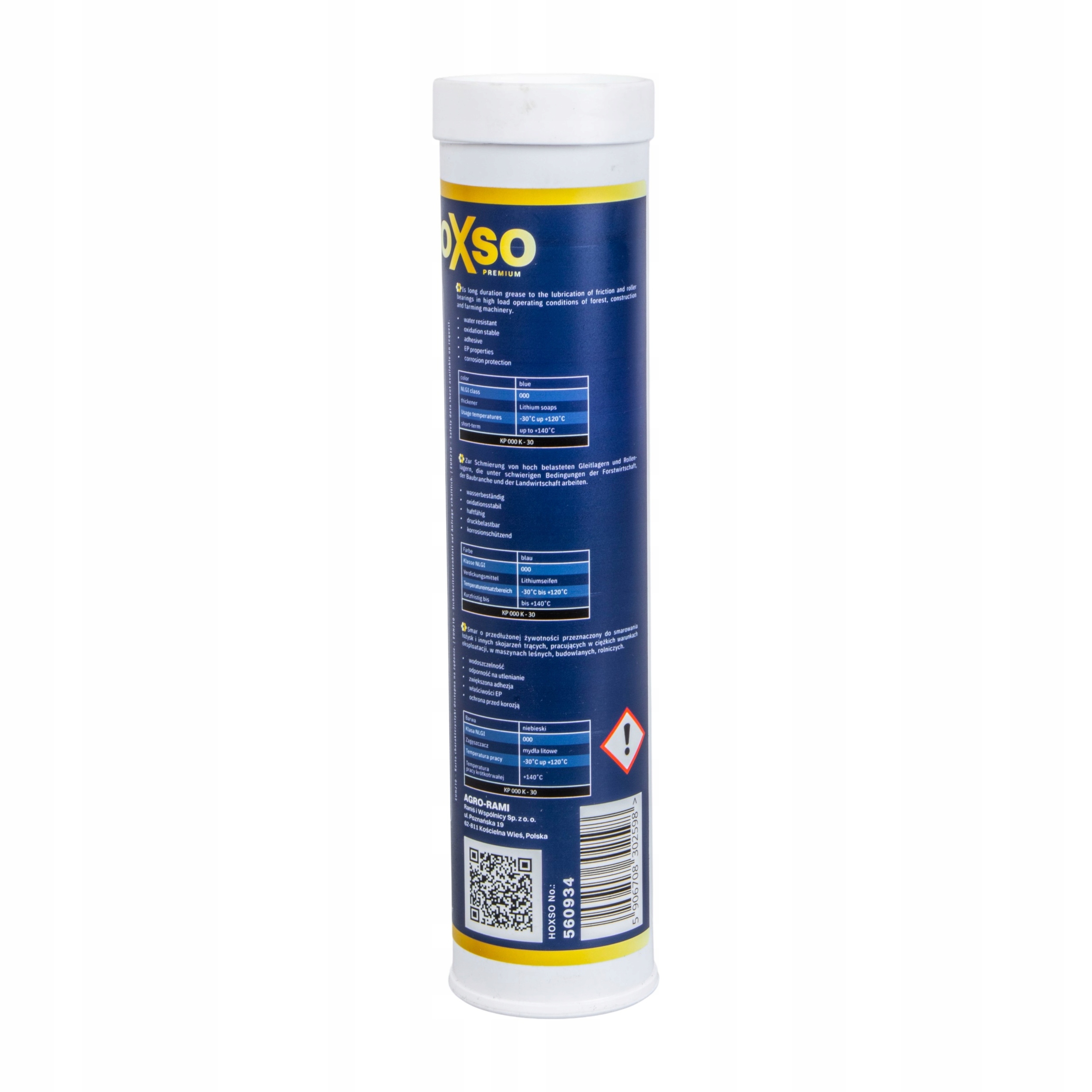 Smar łożyskowy litowy półpłynny Centralis Ep 000 Hoxso Premium 400gr