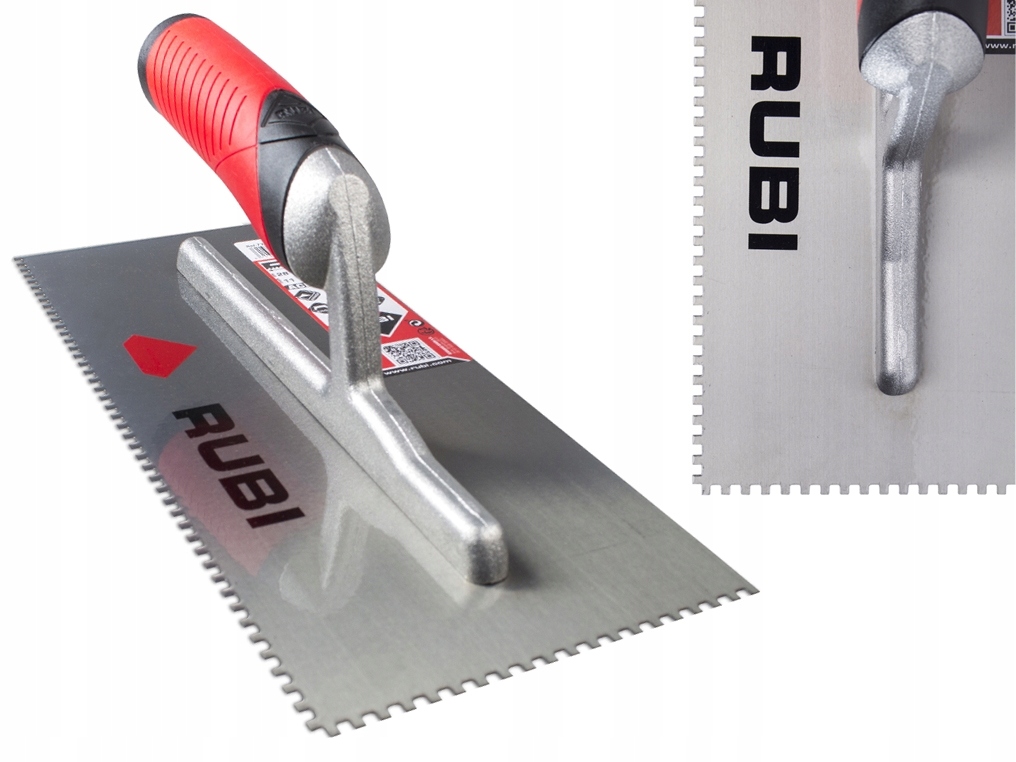 RUBI SZPACHELKA ZĄBKOWANA 28 CM 3X3 MM 72906