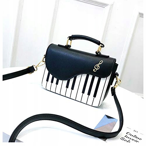 TOREBKA DAMSKA KLAWISZE PIANINA TORBA LISTONOSZKAv Kod producenta 837592064