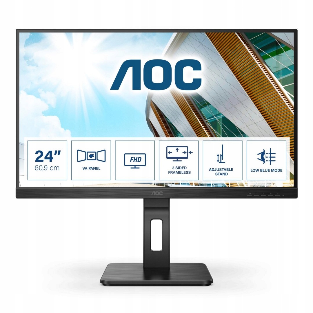 Aoc 24.P2QM 23,8" Led monitor 1920 x 1080 pixelov Va