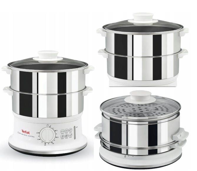Parowar Tefal Convenient Inox VC145130 900 W