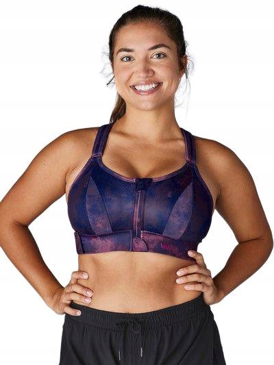 Sportovní Podprsenka Shefit Tie Dye Námořnická Modrá Nastavitelná Xs Fitness Cvičení