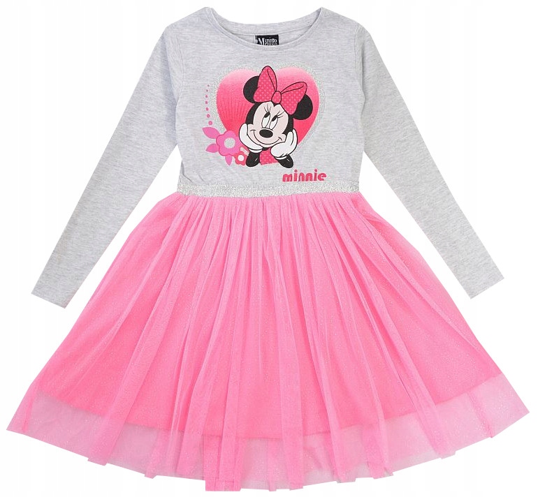 

Myszka Minnie Sukienka Tiul Brokat 128/134 R408A