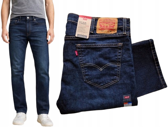 pánské džínové kalhoty Levi's 513 Slim Straight W31 L34 31/34, modrá barva