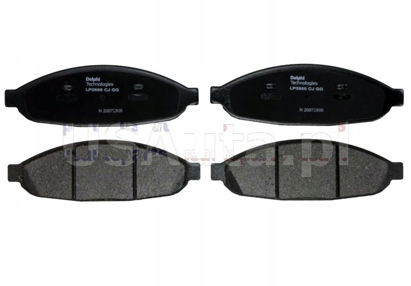 přední brzdové destičky Chrysler Pacifica 2004-2008 Delphi
