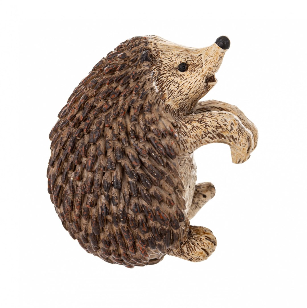 FIGURKA OZDOBA PREZENT Jeż