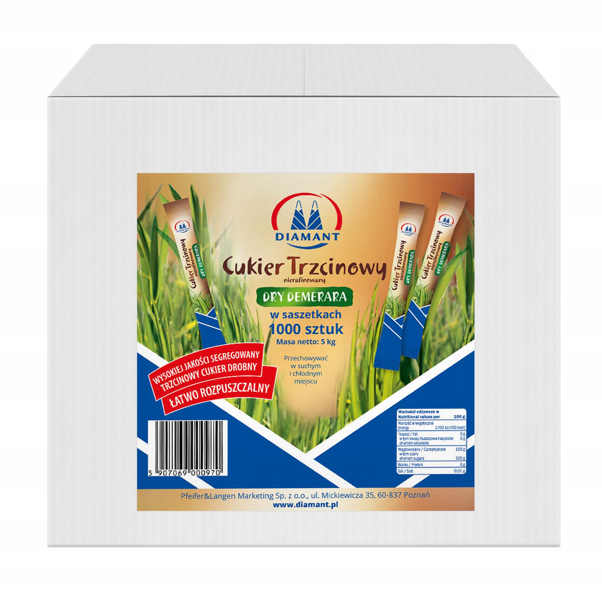 Levně Diamant cukr v sáčcích 1000 x 5 g