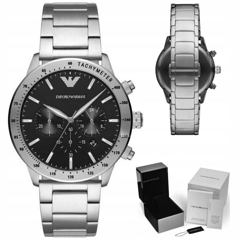 Pánské Hodinky Emporio Armani AR11241 Chronograf Dárek Ke Dni Chlapců