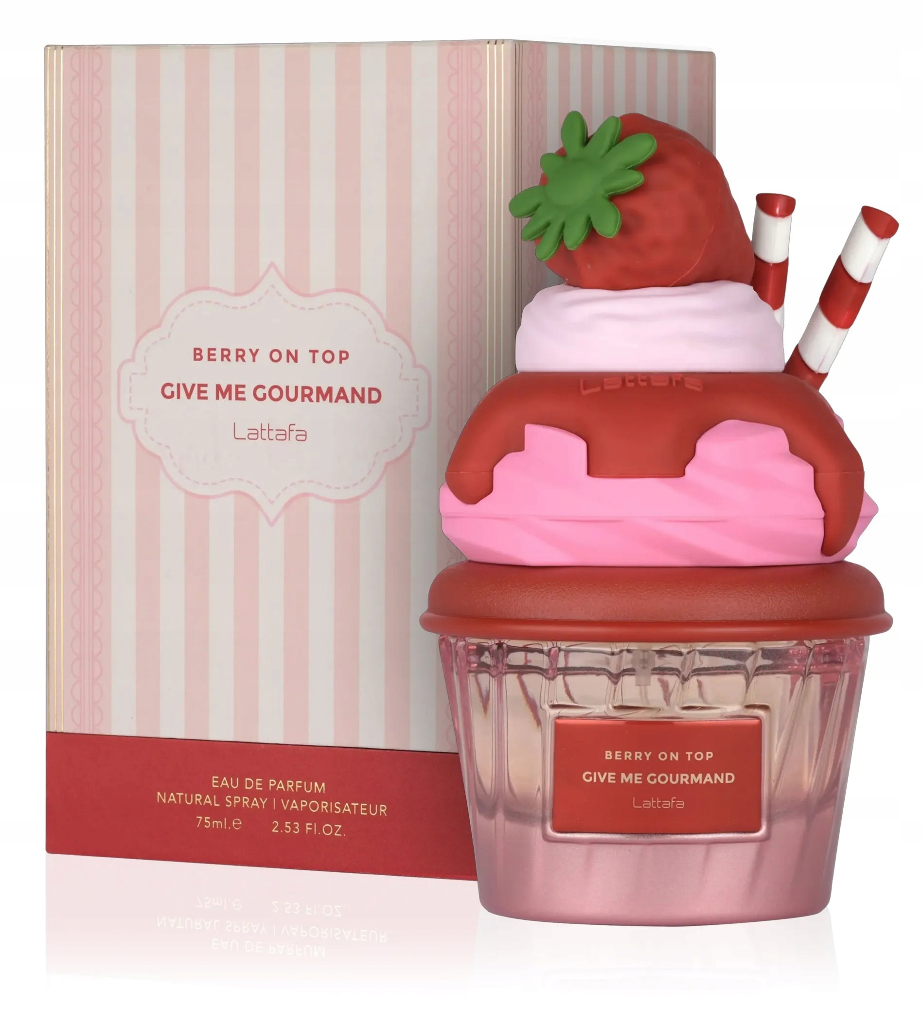 Lattafa Give Me Gourmand Berry on Top parfémovaná voda pro ženy 75 ml