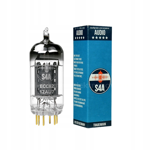 ECC82 12AU7, E82CC, ECC802, 5963, 5814 Premium Audio S4A Gold