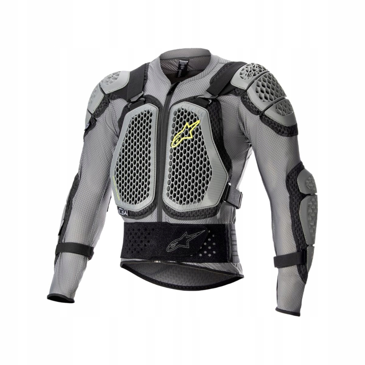 Motokrosový Chránič Tela Quada Alpinestars Bio Action V2 Gy/bk/ylw S 6506823-915-S