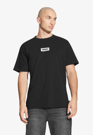 Koszulka męska t-shirt Prosto Box Logo czarna XL