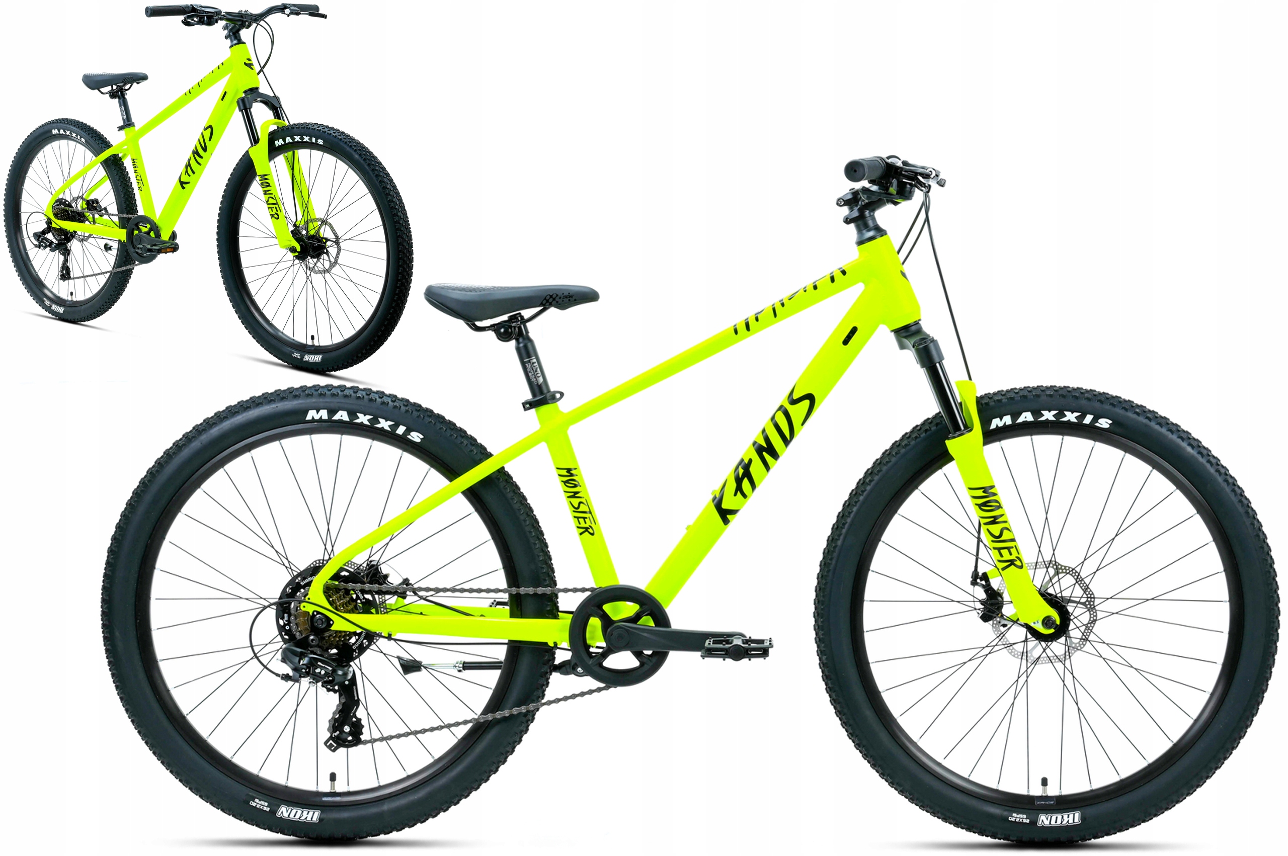 Rower Mtb 26" Kands Monster 2XT rama 15" żółty R26