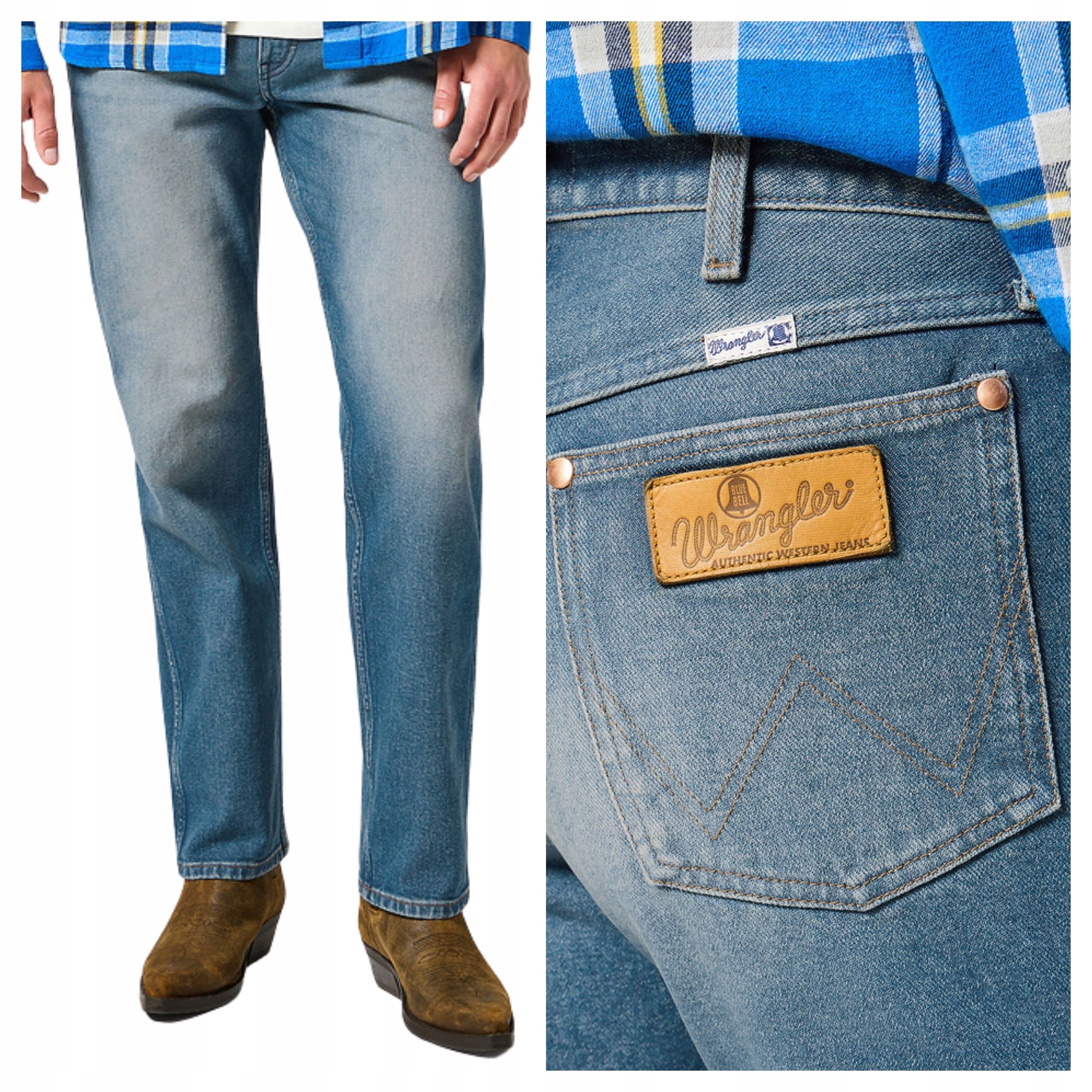 Pánské kalhoty Wrangler 13MWZ Colt Džínové Klasické W33 L32