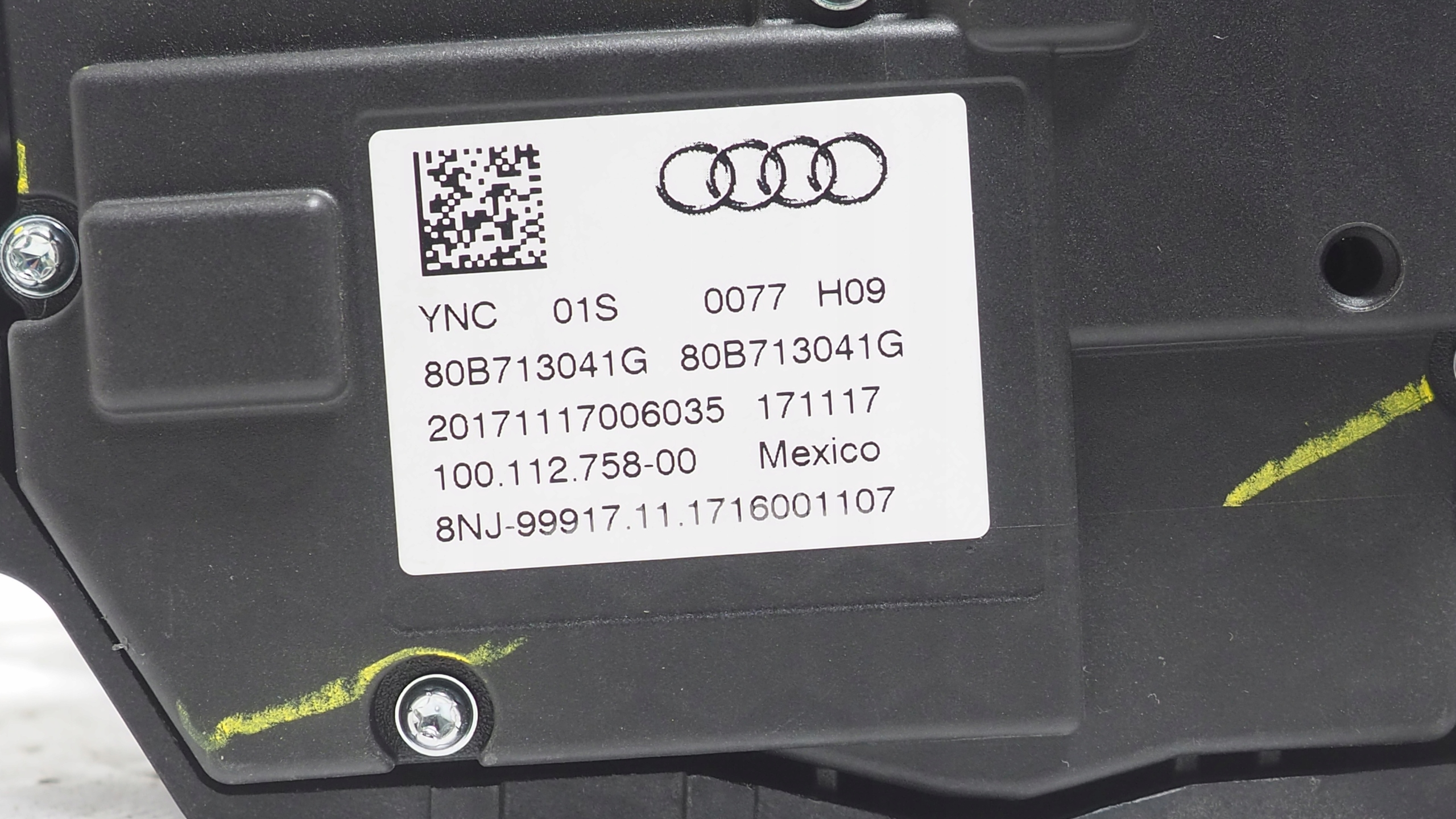 Audi Q5 II 80A Mecanisme levier vitesse Levier de vitesse Engrenage 80B713041G