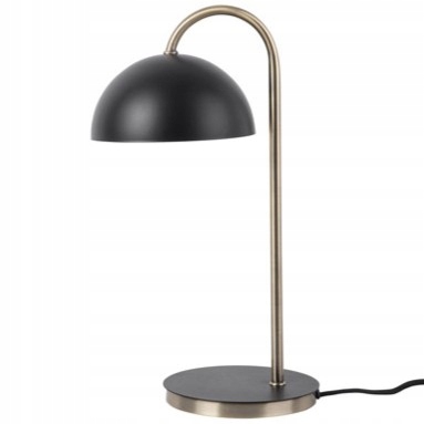 Černá stolní lampa pro děti pro výuku čtení do ložnice Dome