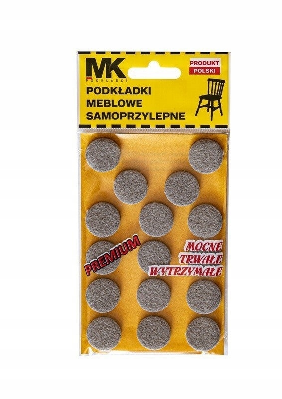 

Podkładki filcowe premium Ø 22 grafit