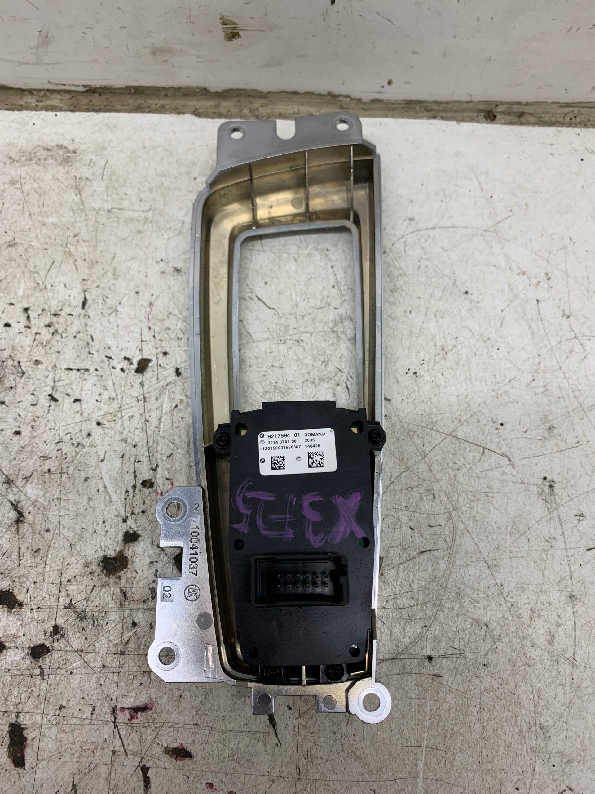 button PANEL switch electric brake 9217594 BMW X3 F25 2.0 D