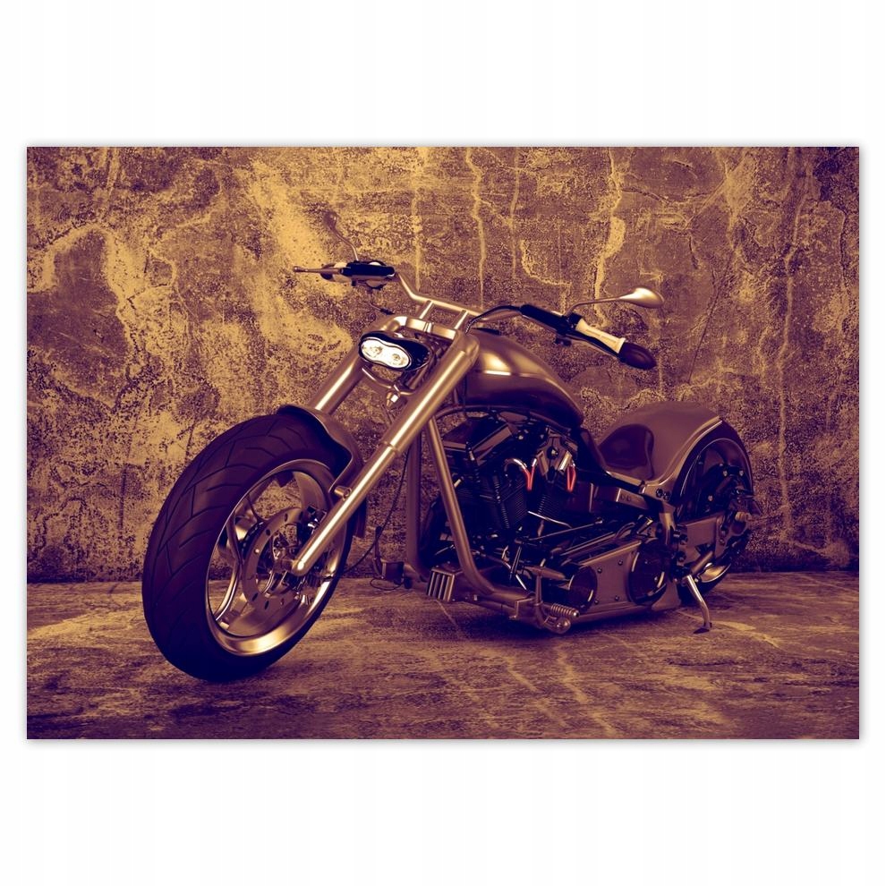

Naklejki 70x50 Motocykl w kolorze sepii