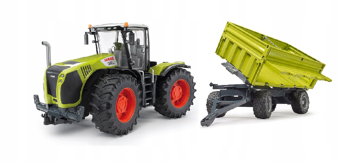 

Zabawka Bruder 03015 Traktor Class+przyczepa 02203