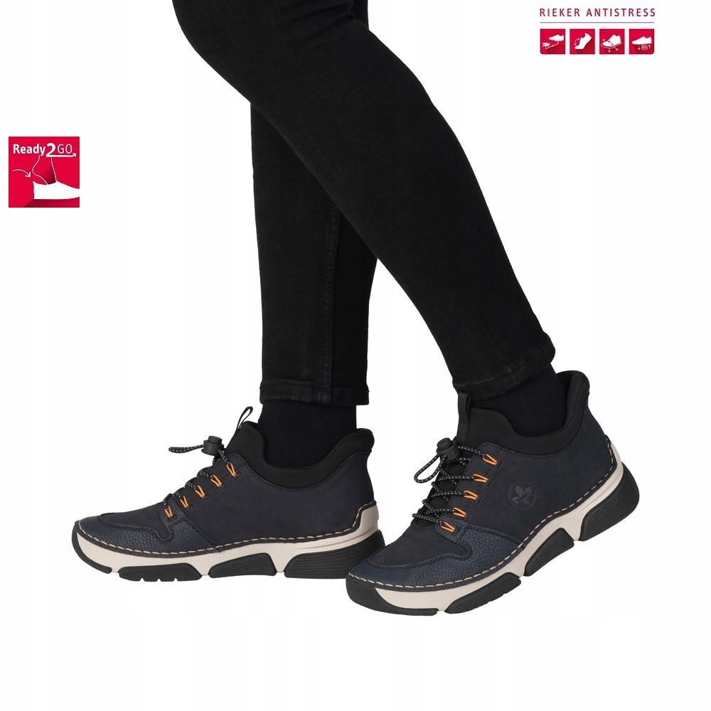 Polobotky Rieker nazouvací tmavě modré vel 41