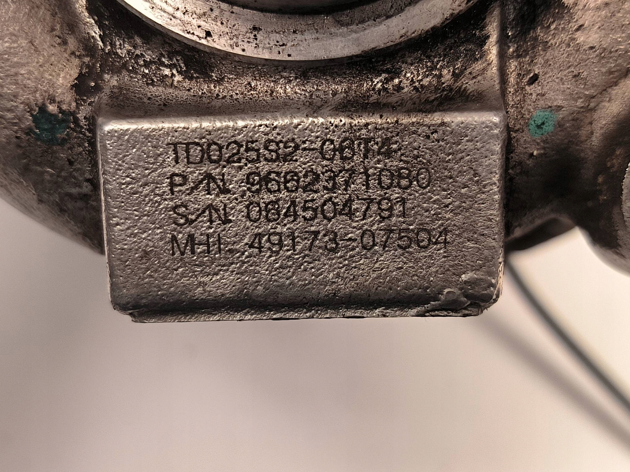 turbo 9662371080 CITROEN XSARA PICASSO