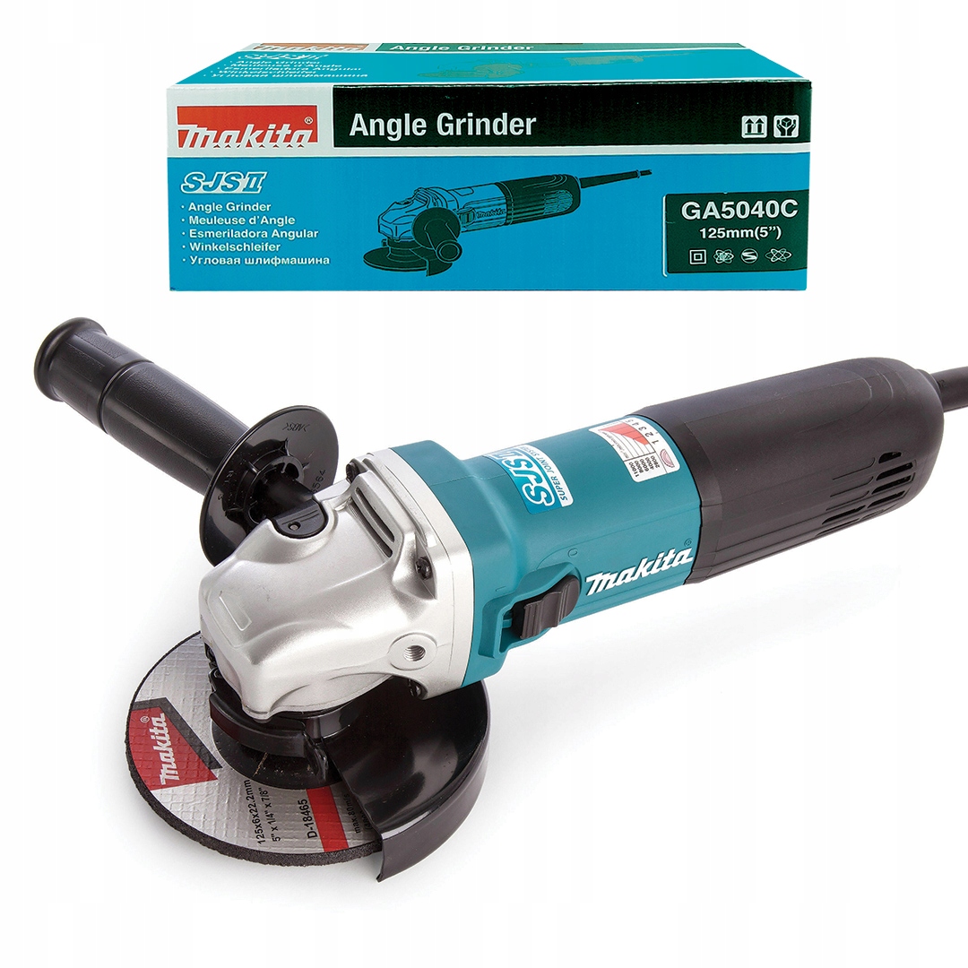 

Szlifierka 125mm 1400W 5-biegów Sjs Makita GA5040C