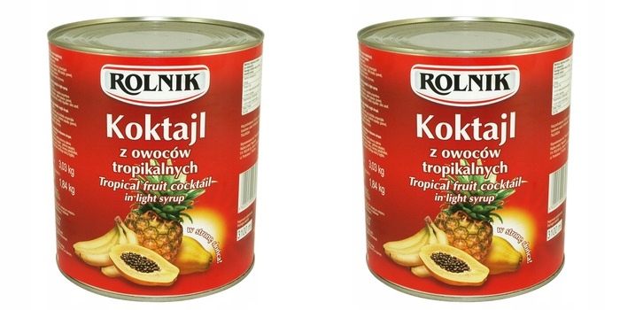 Levně 2 x 3030 g Rolnik Koktejl z tropického ovoce