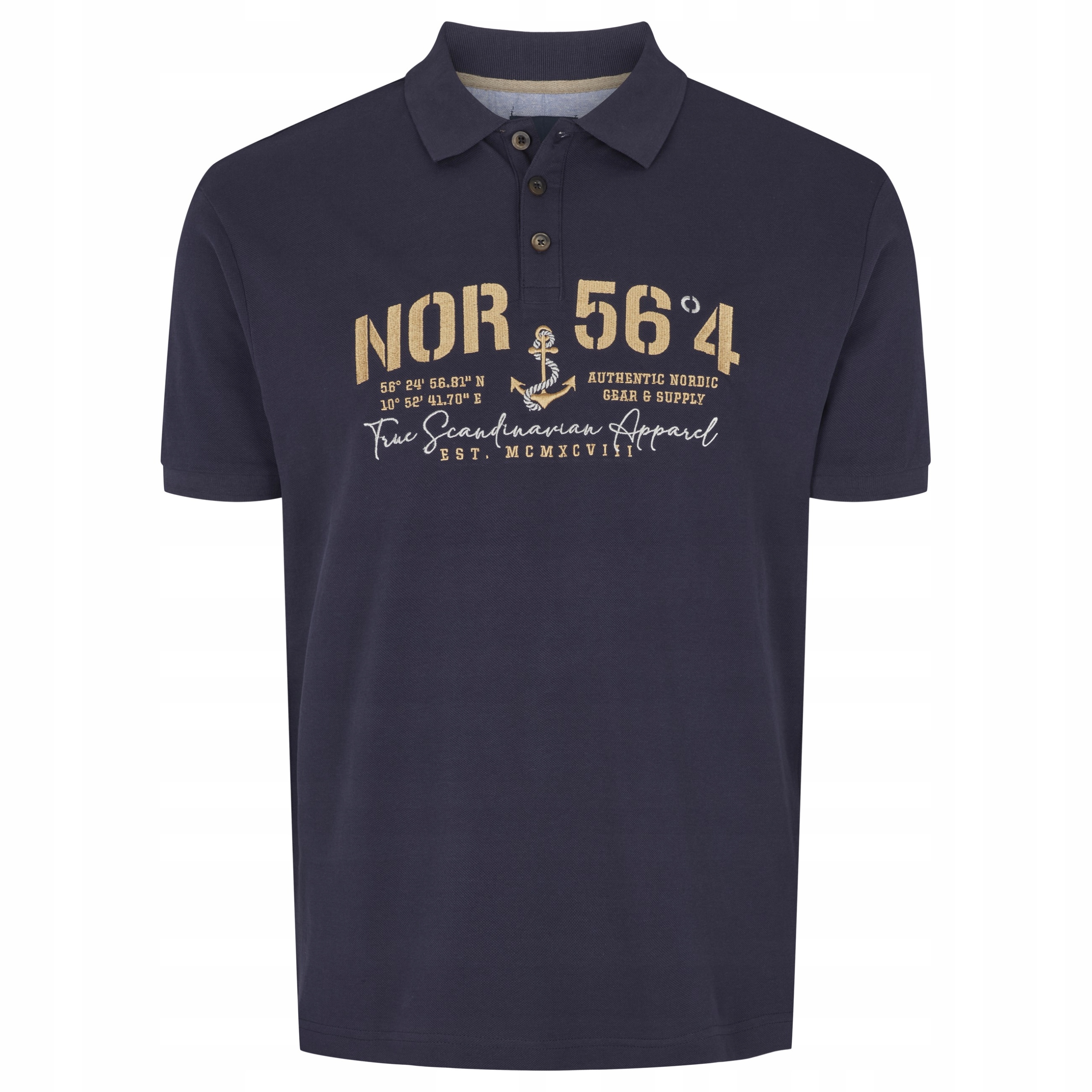 North 56°4 Polokošile Velké Velikosti, Tmavě Modrá, 3XL