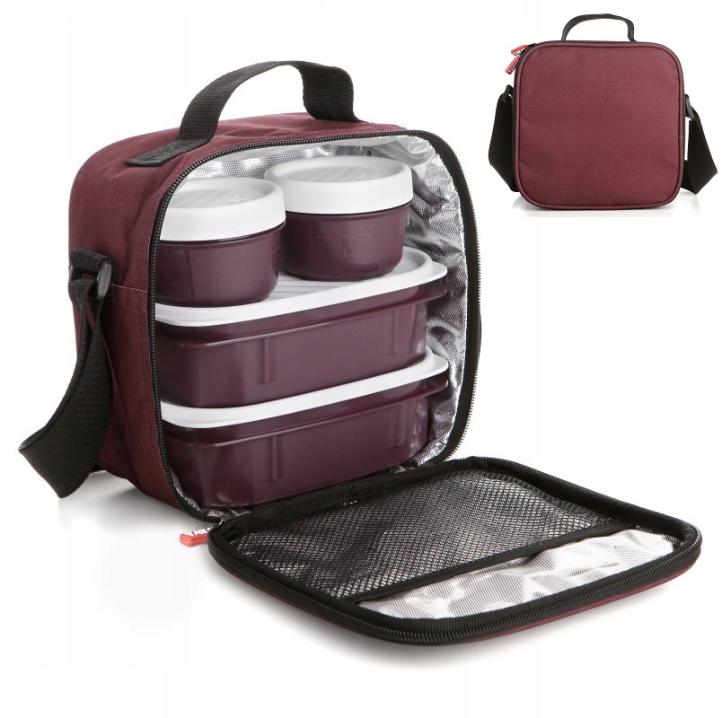 

LunchBox Torba termiczna do szkoły 4 Pojemniki