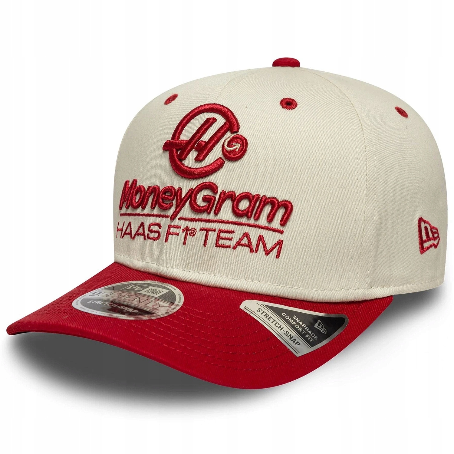 Čepice Haas F1 Team New Era 9Seventy Wordmark béžová