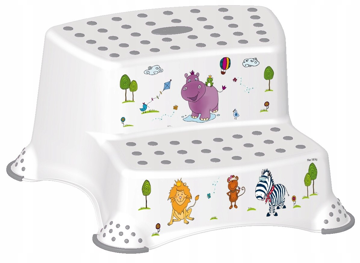 Podnóżek podest antypoślizgowy dwustopniowy