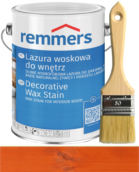 Remmers Vosková lazura do interiéru 10L Mahagon
