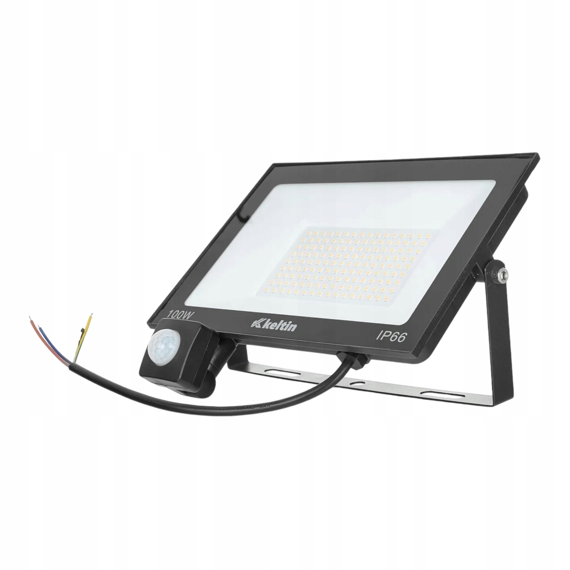 Led reflektor 100W s pohybovým senzorem bílá barva 4500K K02017