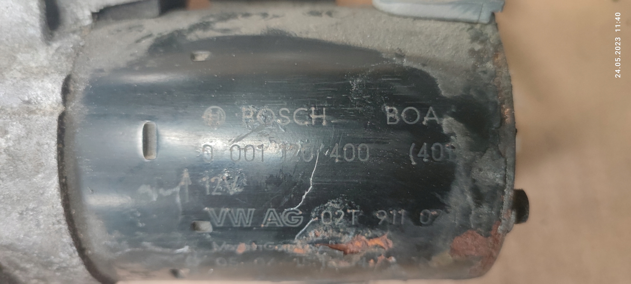 VW FOX starter BOSCH 1.2 6V