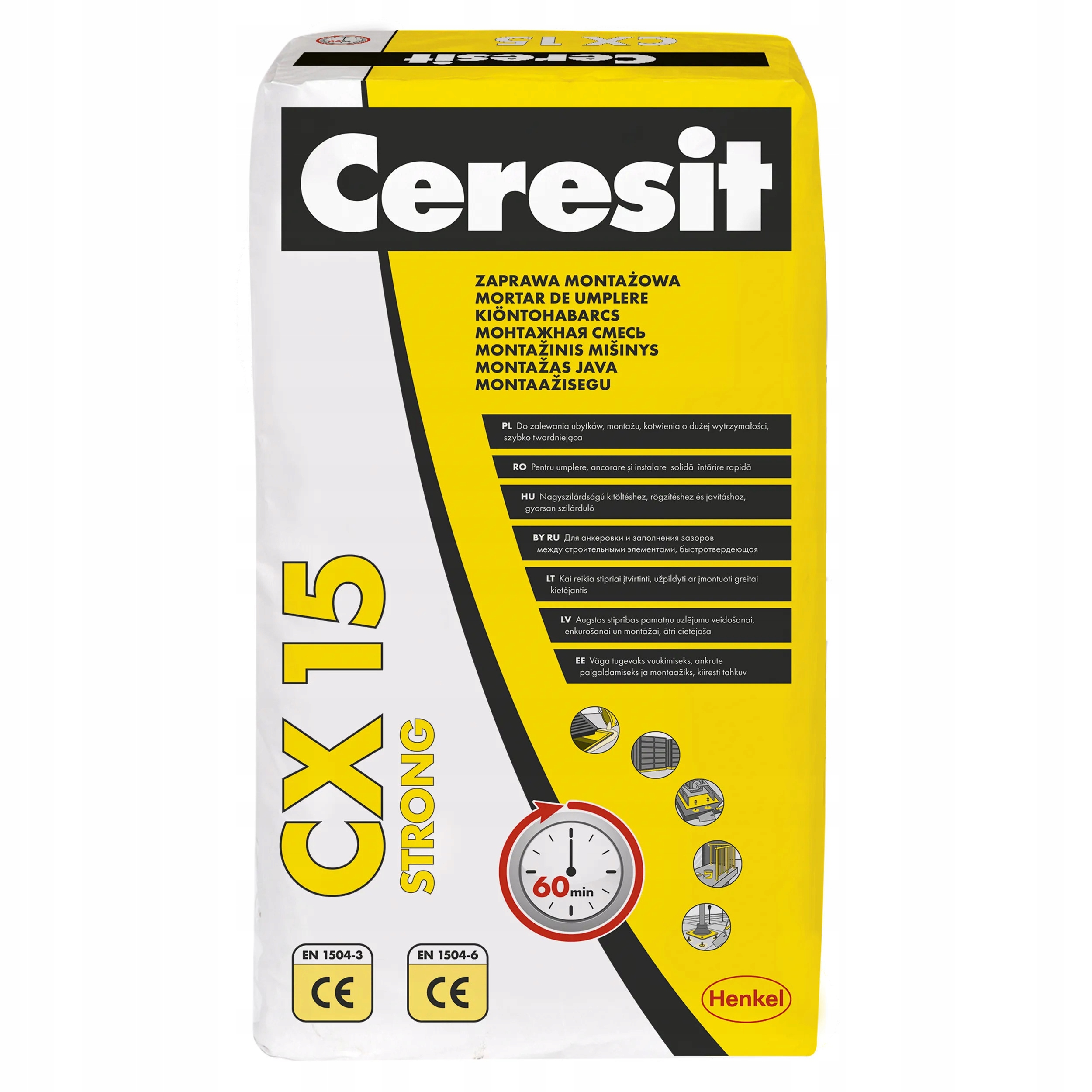 CX15 montážní malta 25 kg