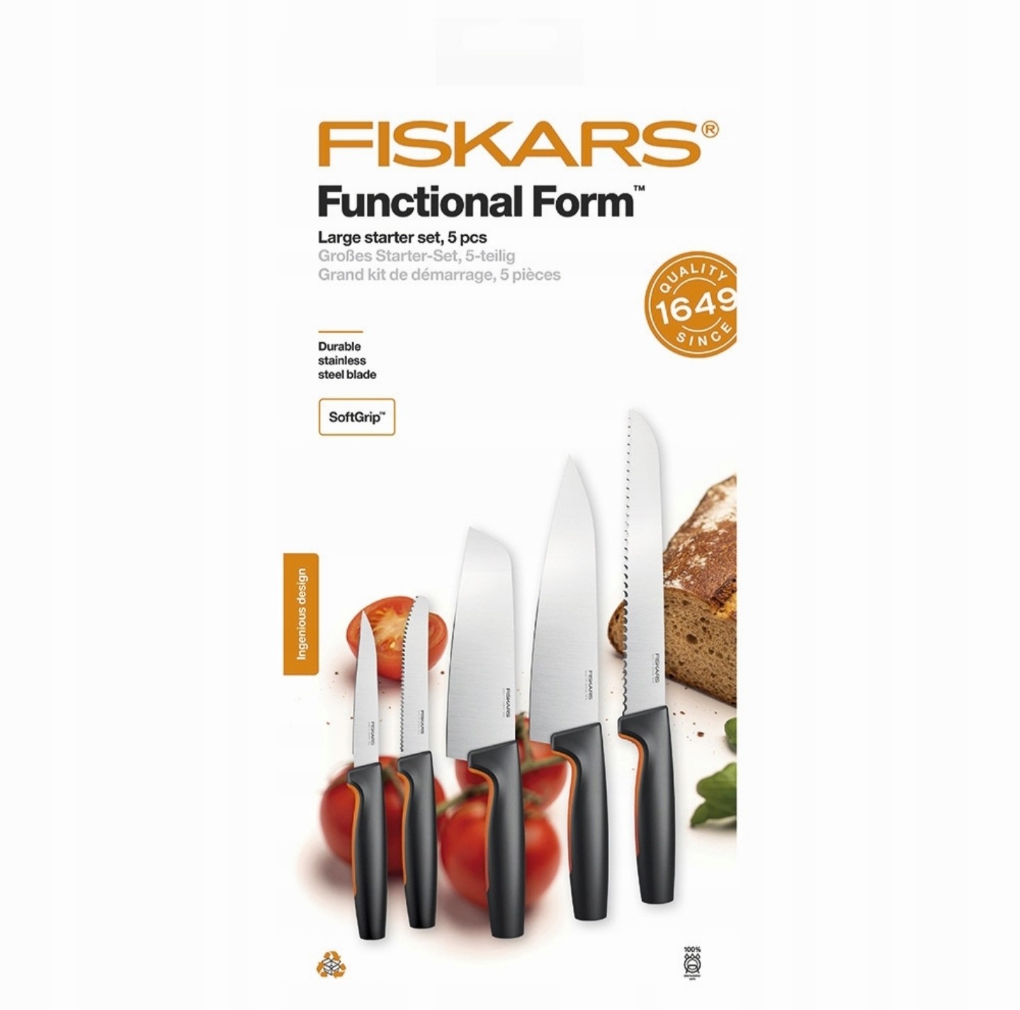

Fiskars Ff Zestaw noży w pudełku 5 szt. 1057558