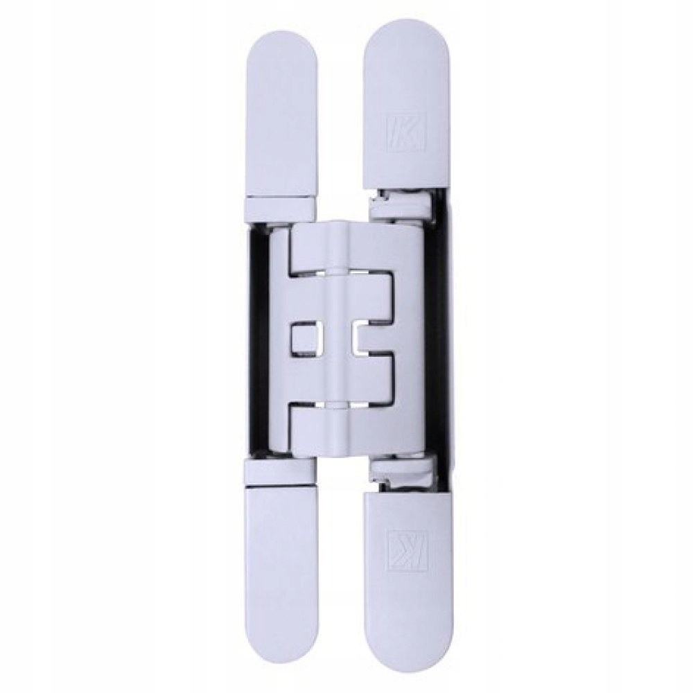 Závěs pro dřevěné dveře s obrácenou polodrážkou Kubica K2460 bílý