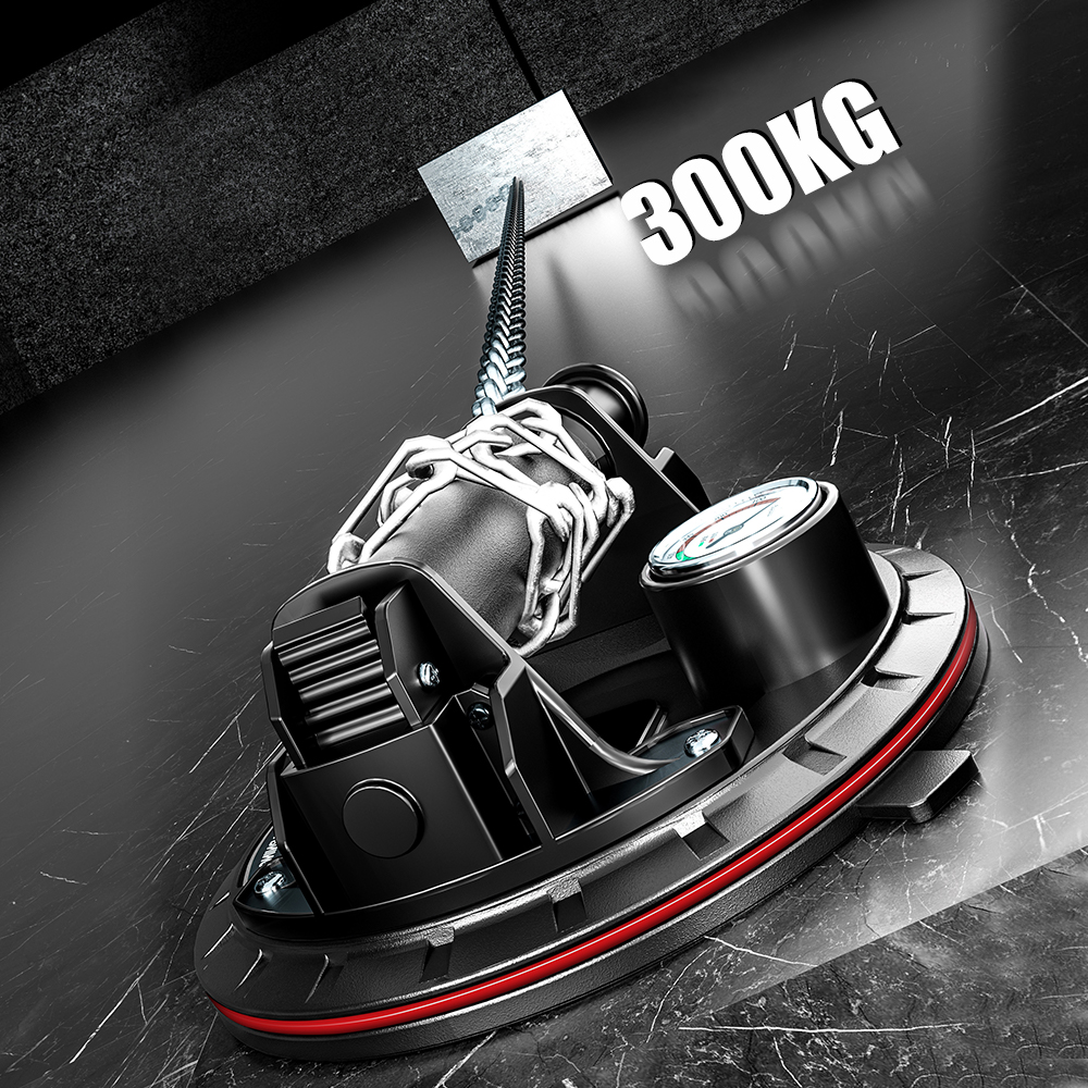 DEWINNER PRZYSSAWKA DO PŁYTEK PRÓŻNIOWA Z POMPKĄ MANOMETR 300KG Marka Dewinner