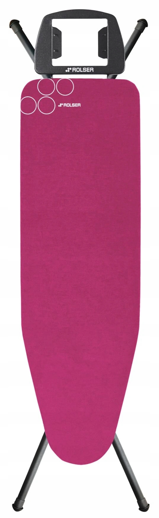 Levně Rolser žehlící prkno K-s Black Tube S, 110 x 32 cm, růžové