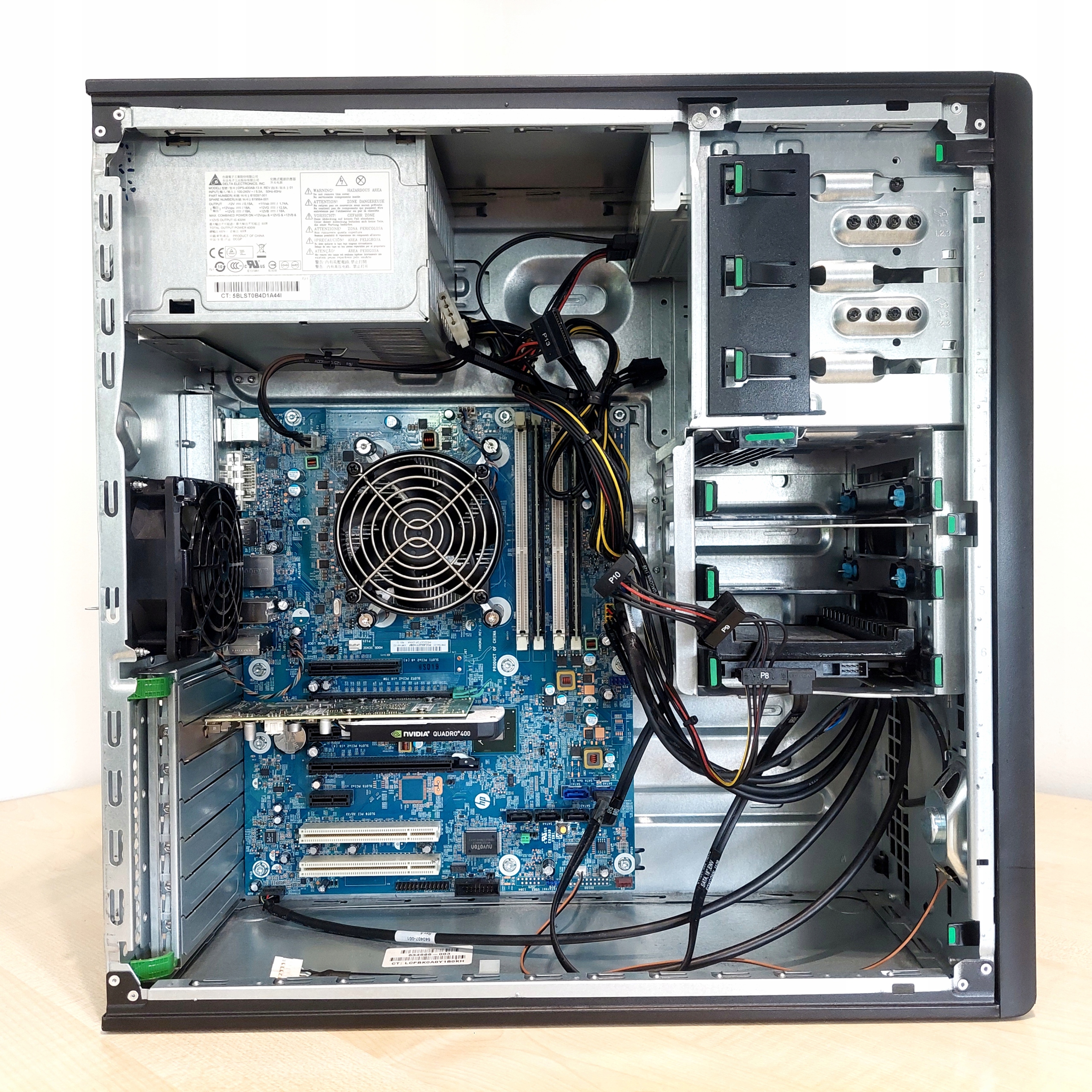 Komputer PC HP Z210 i7-2600 4 rdzenie 8GB 160SSD+1TBHDD Nvidia 400 Win10 Typ dysku twardego HDD + SSD