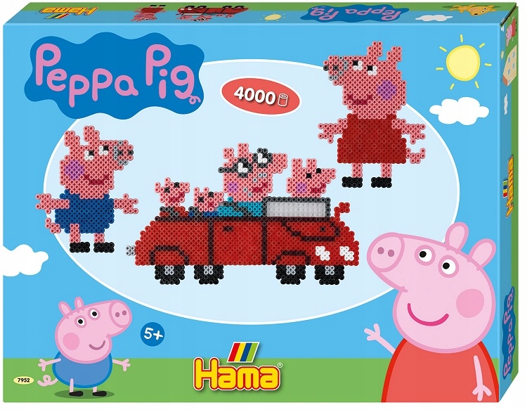 

Hama MIDI 7952 Świnka Peppa 4000 Koralików