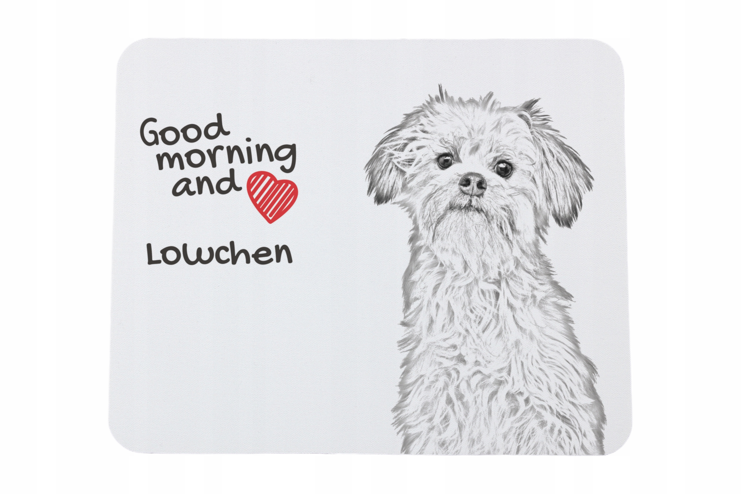 Lwi piesek, Lowchen podkładka pod myszkę z nadrukiem, personalizowana pod